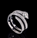 Emerald Serpentine Wrap Ring