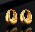 Gold Drop Hoops