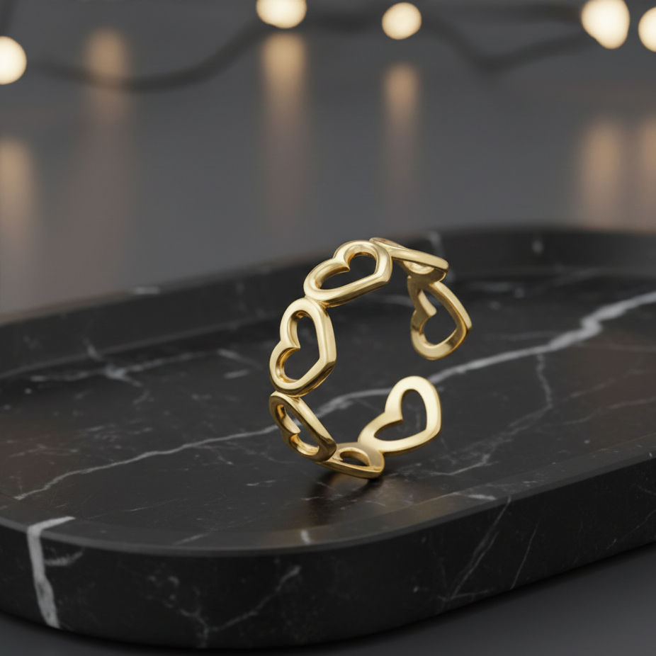 Sweetheart Cut-Out Ring