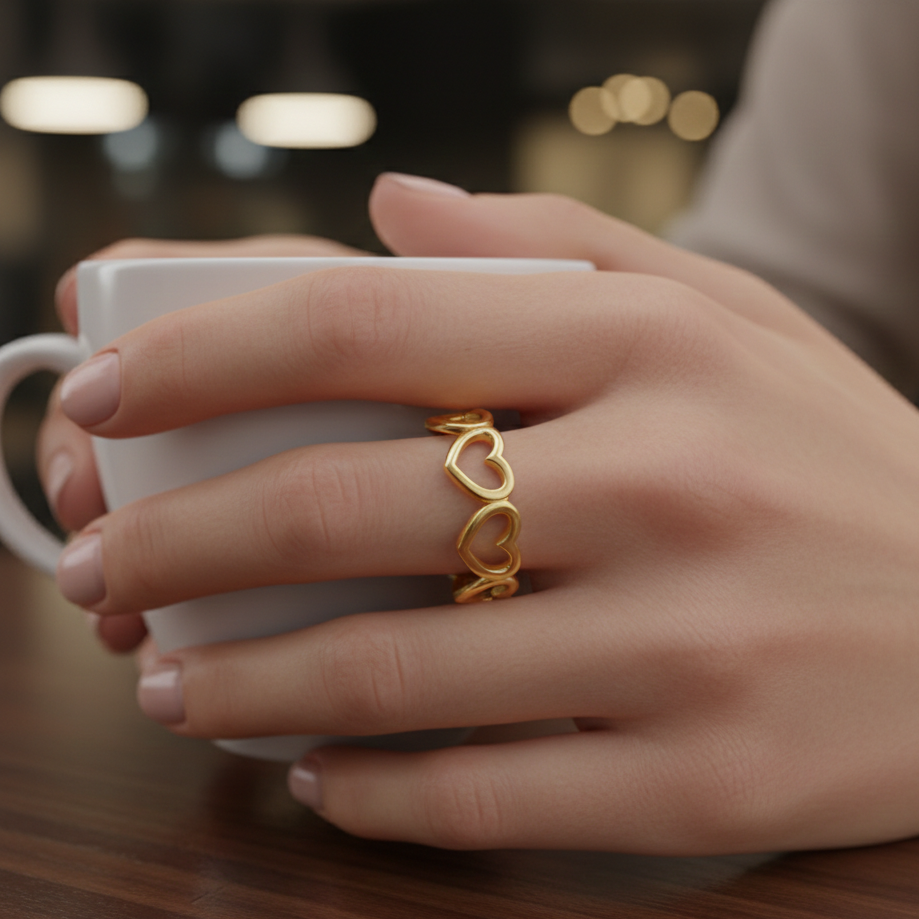 Sweetheart Cut-Out Ring