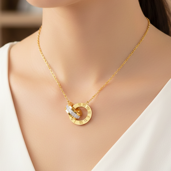 Timeless Roman Numeral Necklace
