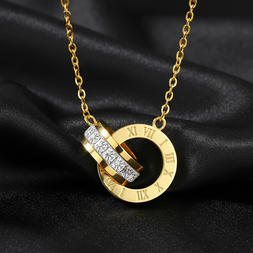 Timeless Roman Numeral Necklace