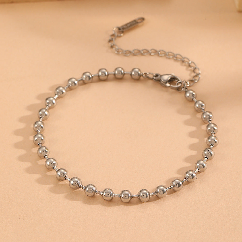 The Steel Sphere Anklet