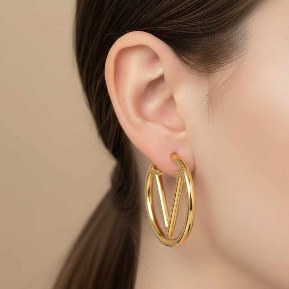 Iconic V-Frame Earrings